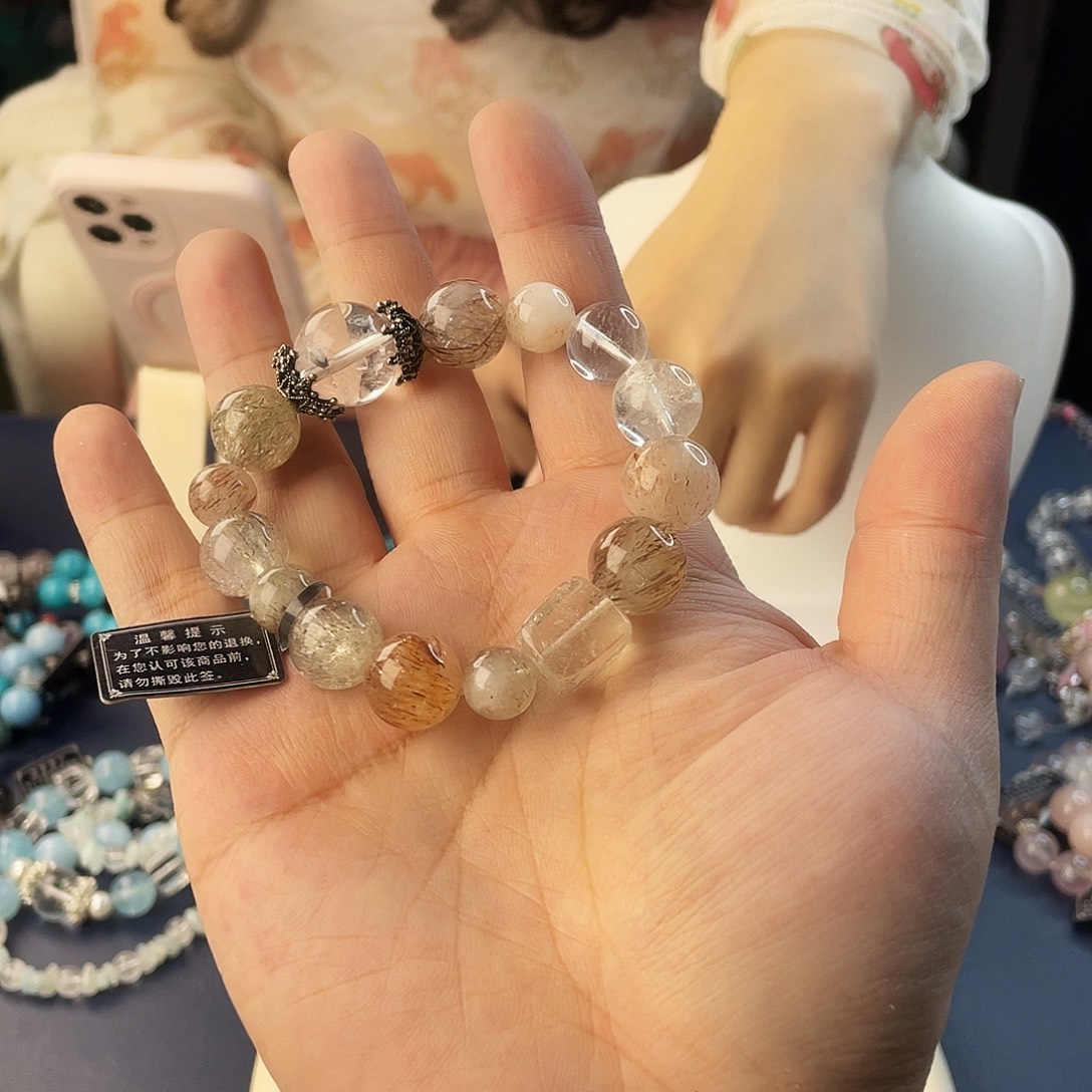 手链银S925镶嵌水晶