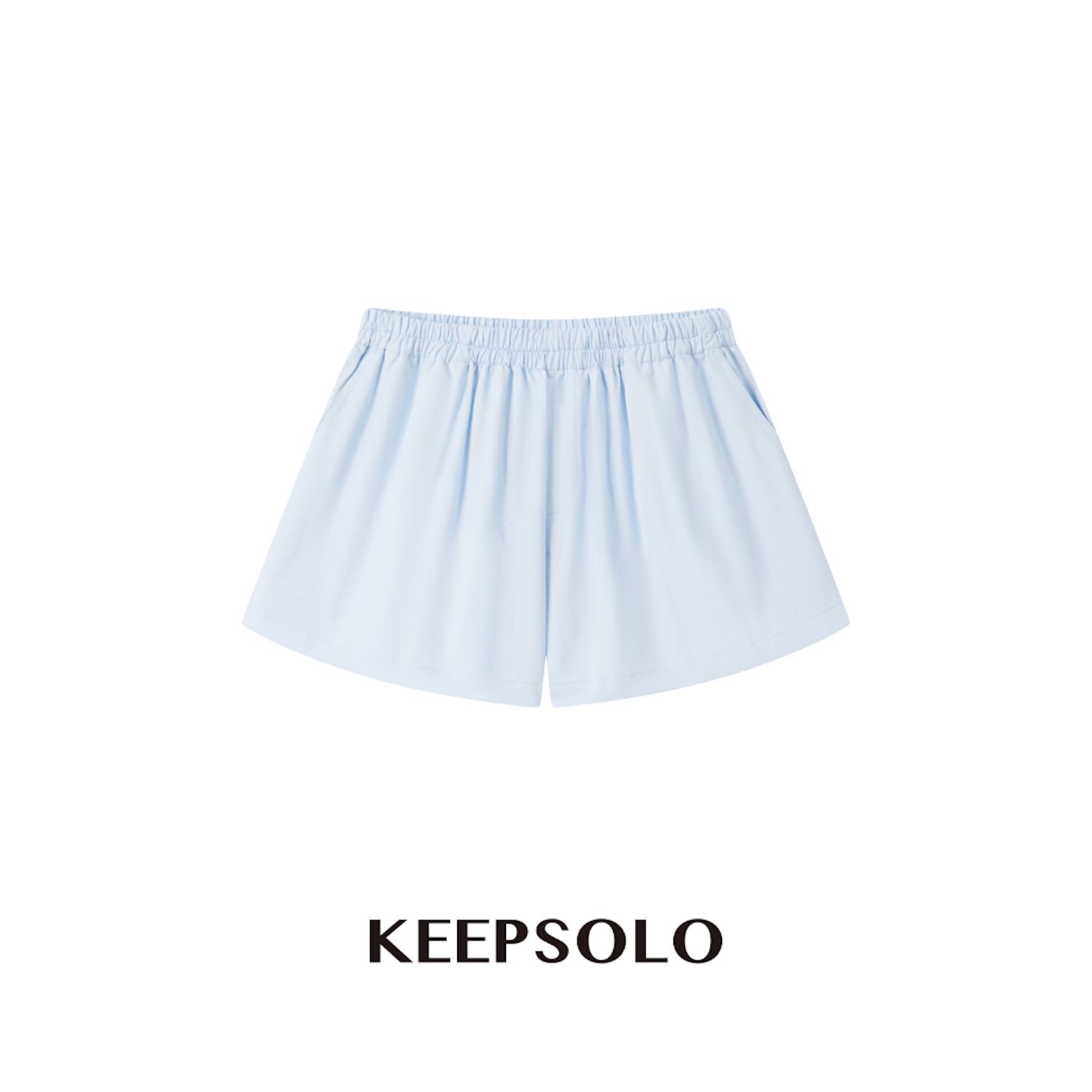 KeepSolo「肌肤的自由呼吸」舒氧亚麻休闲短裤005