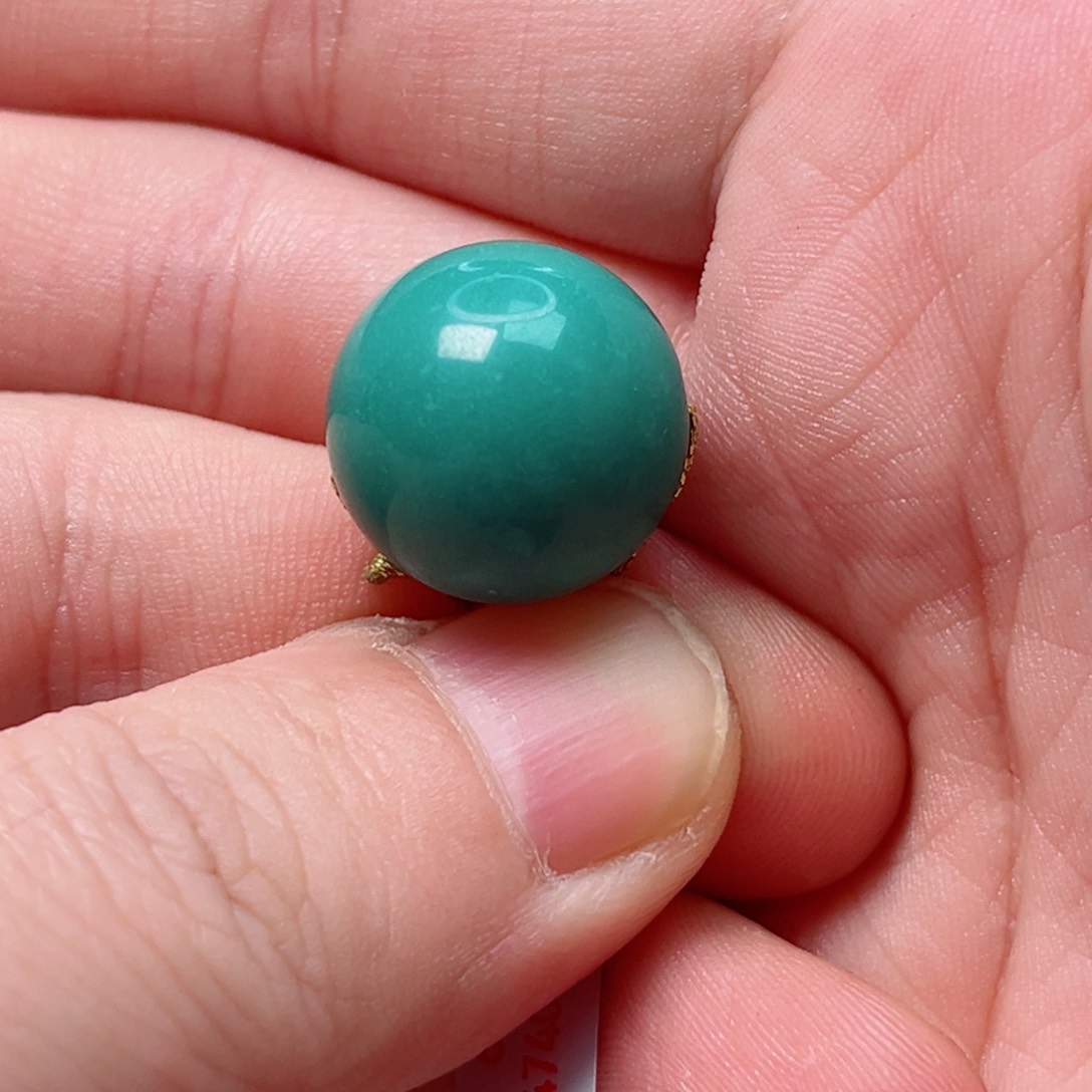 绿松石16+圆珠未镶嵌