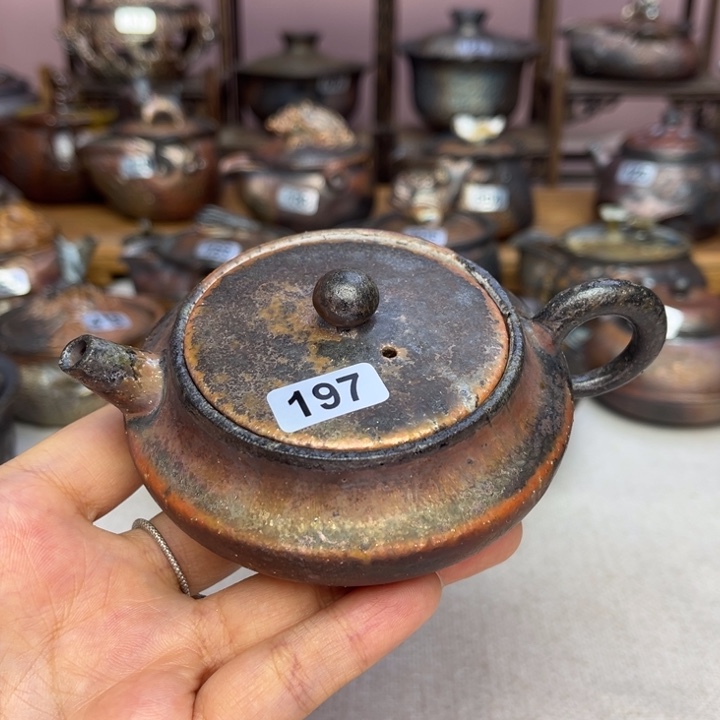 壶裸柴烧陶瓷茶具