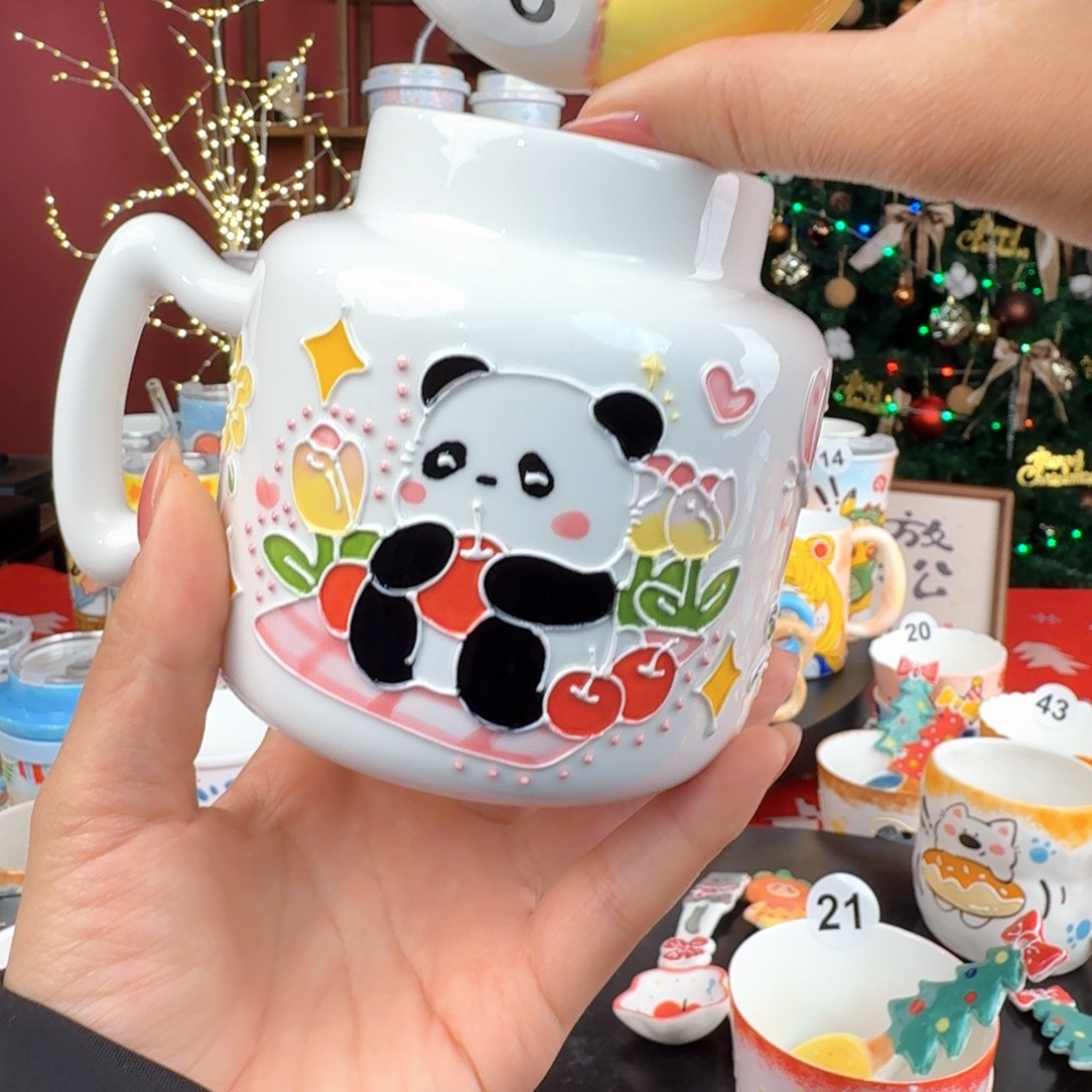 陶景德镇手绘高温釉下彩