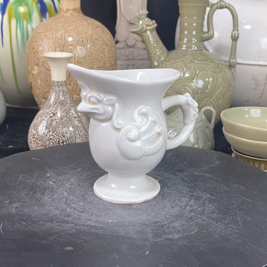 摆件定窑杯子瓷器