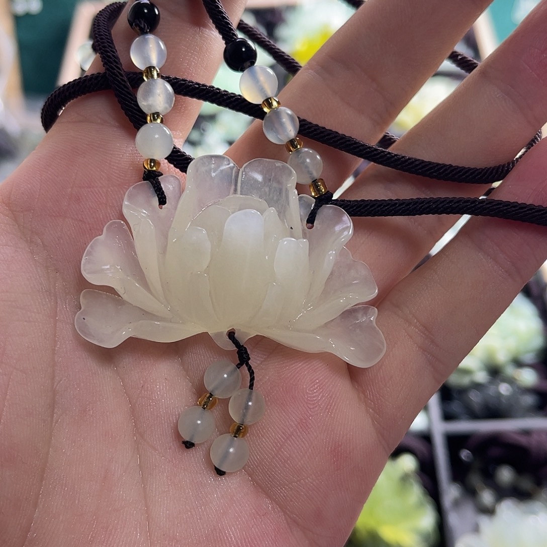 媳***#蛇纹石玉未镶嵌颈饰