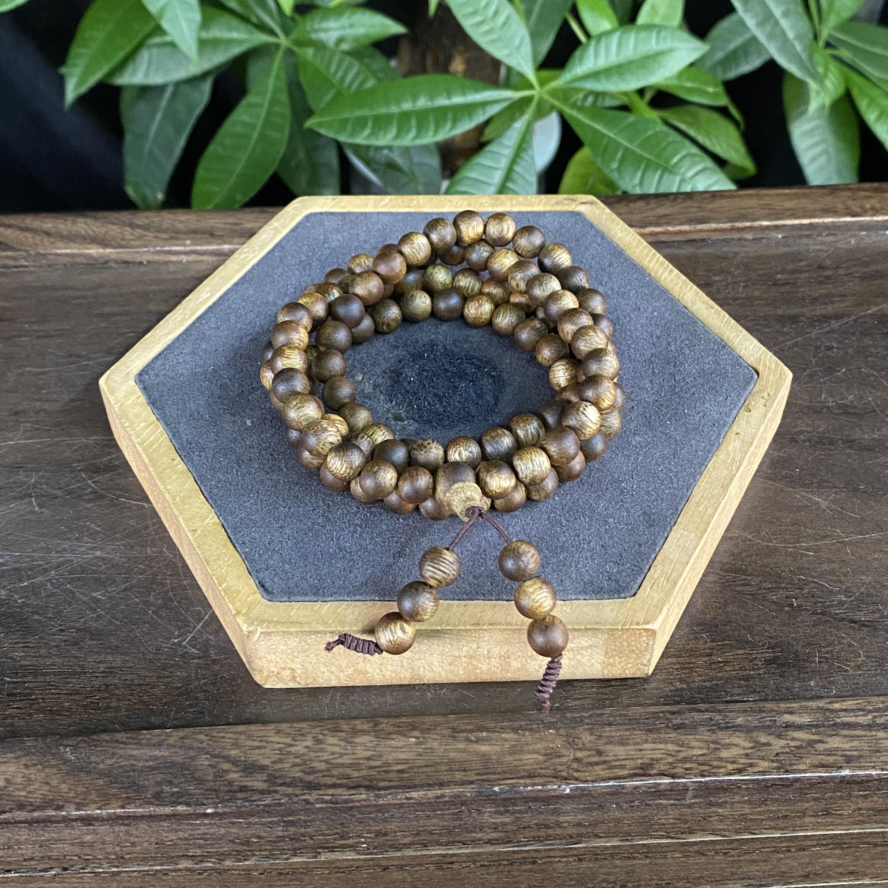 GXCX-4664 沉香海南棋楠长串7.8g 约：7mm*109颗