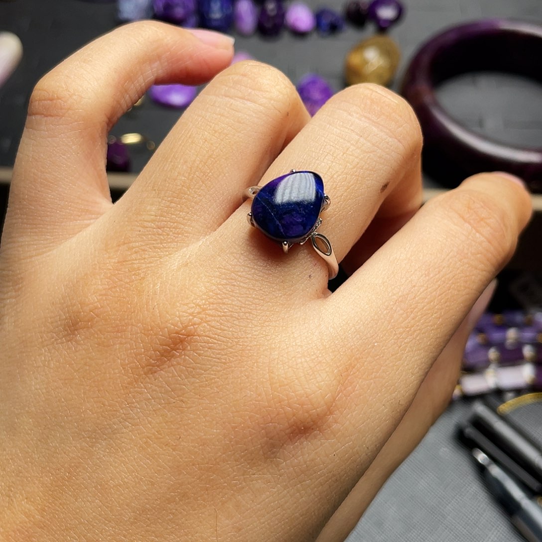 苏纪石（舒俱来）戒指银S925镶嵌