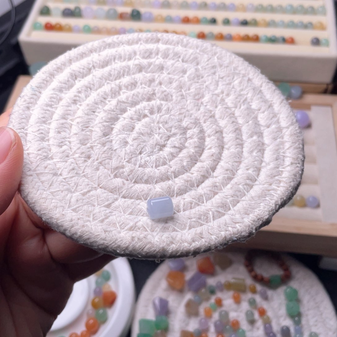 未镶嵌手链翡翠卡6.3卡7,3蓝桶