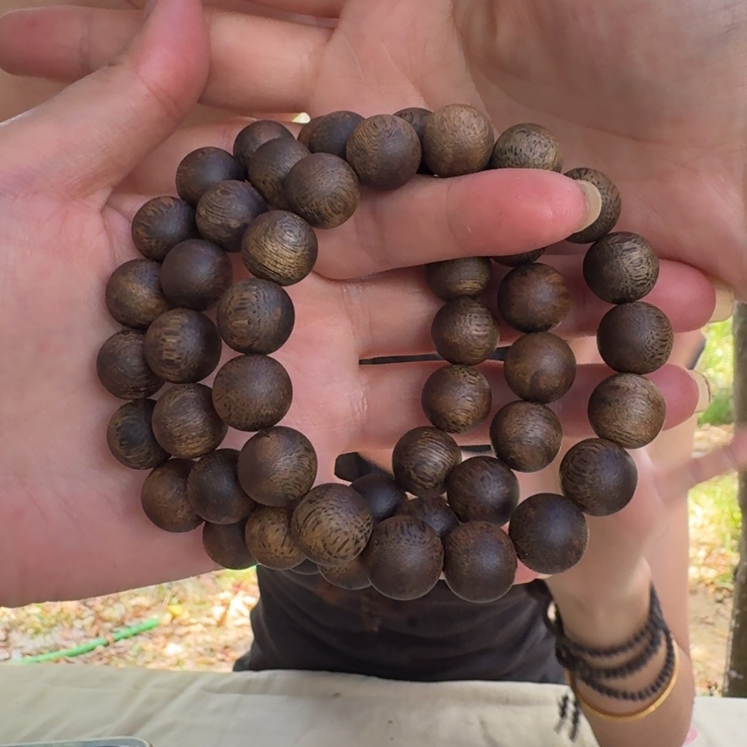 手串沉香绿奇楠沉香单圈约1.3多样性发一条