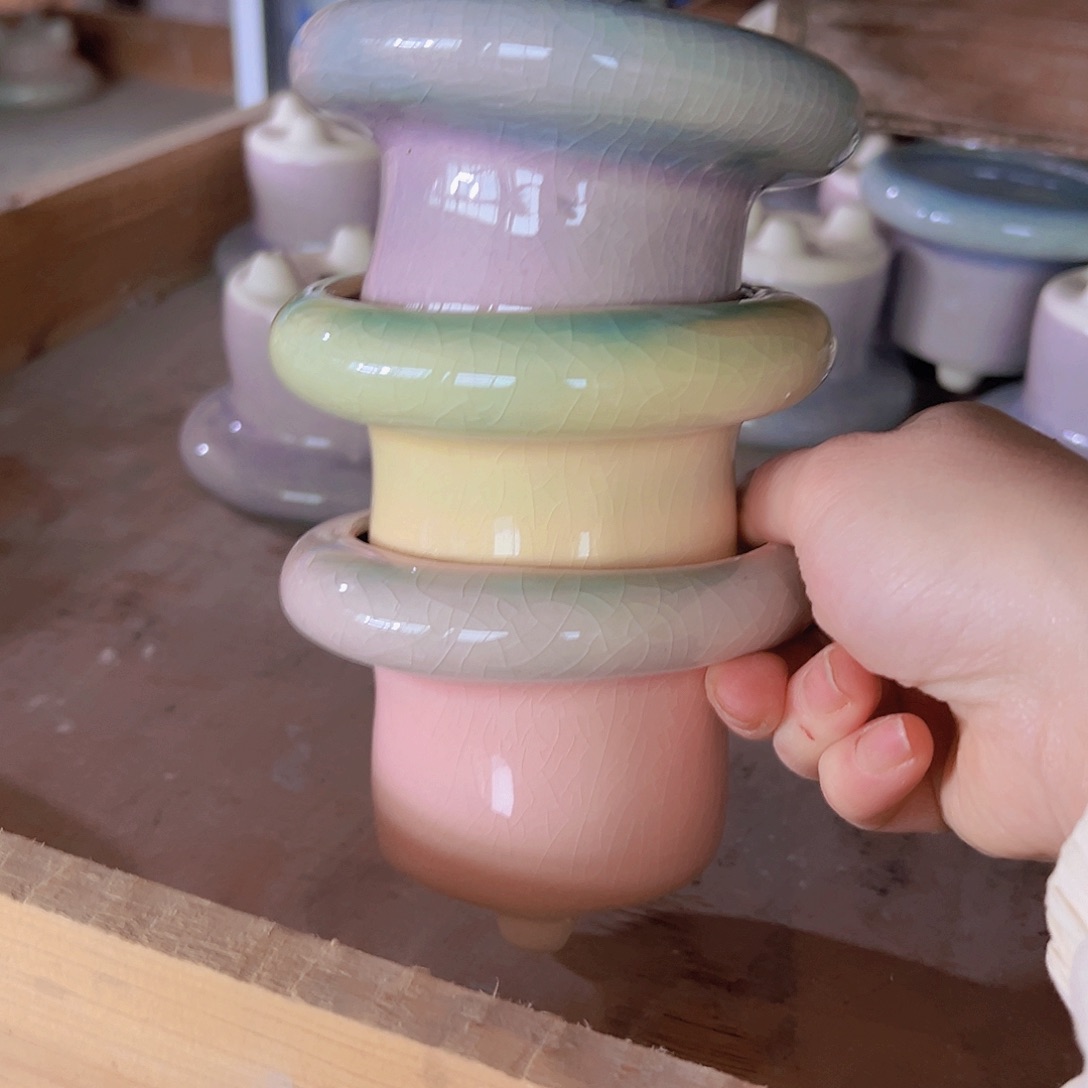 红陶陶瓷花盆当场满12包邮