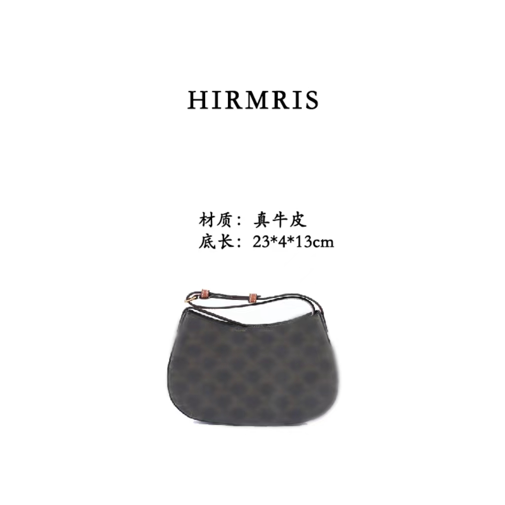 HIRMRIS手工真皮包550377 腋下hb花林