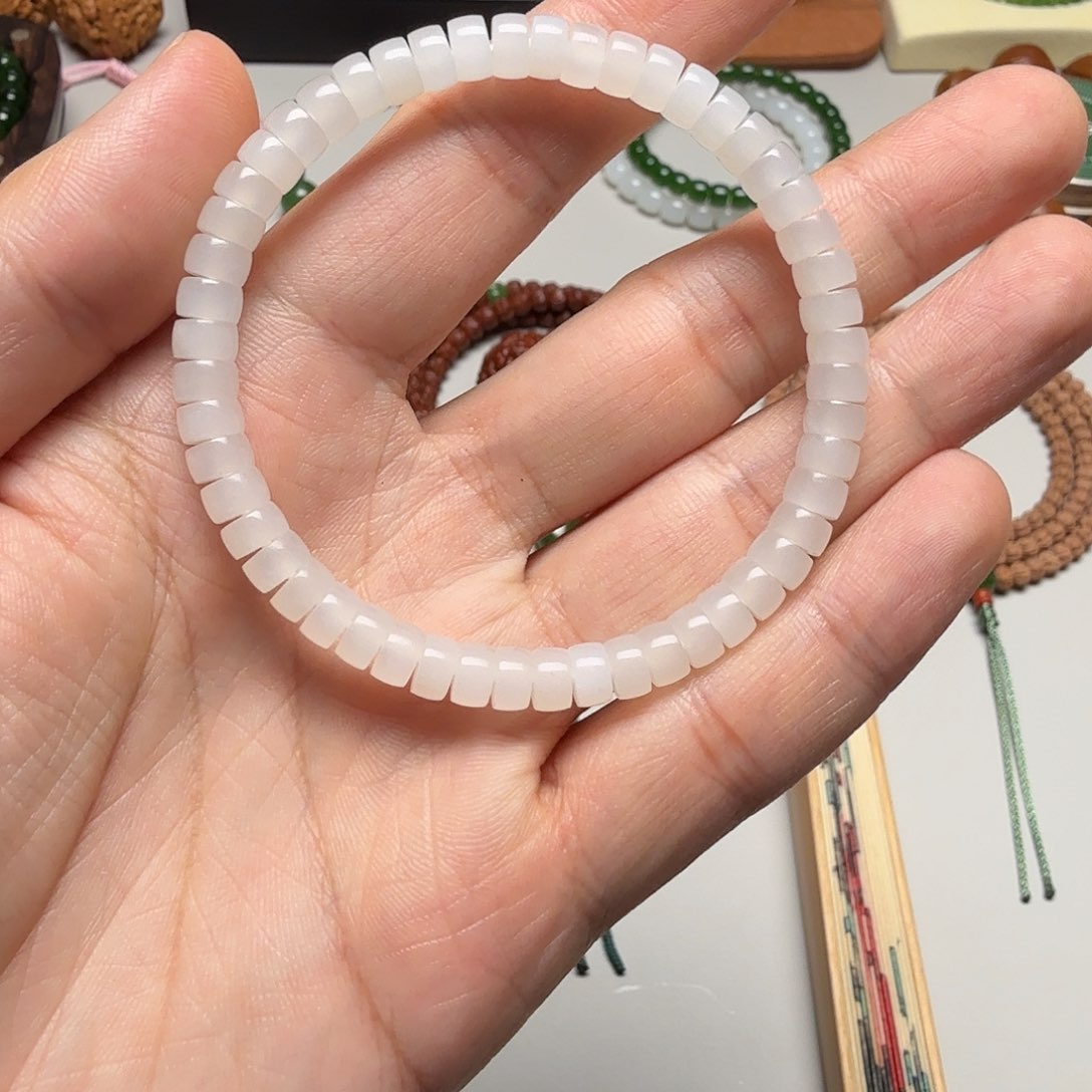 石英石铁合金白玉单圈药片卡 6 福利