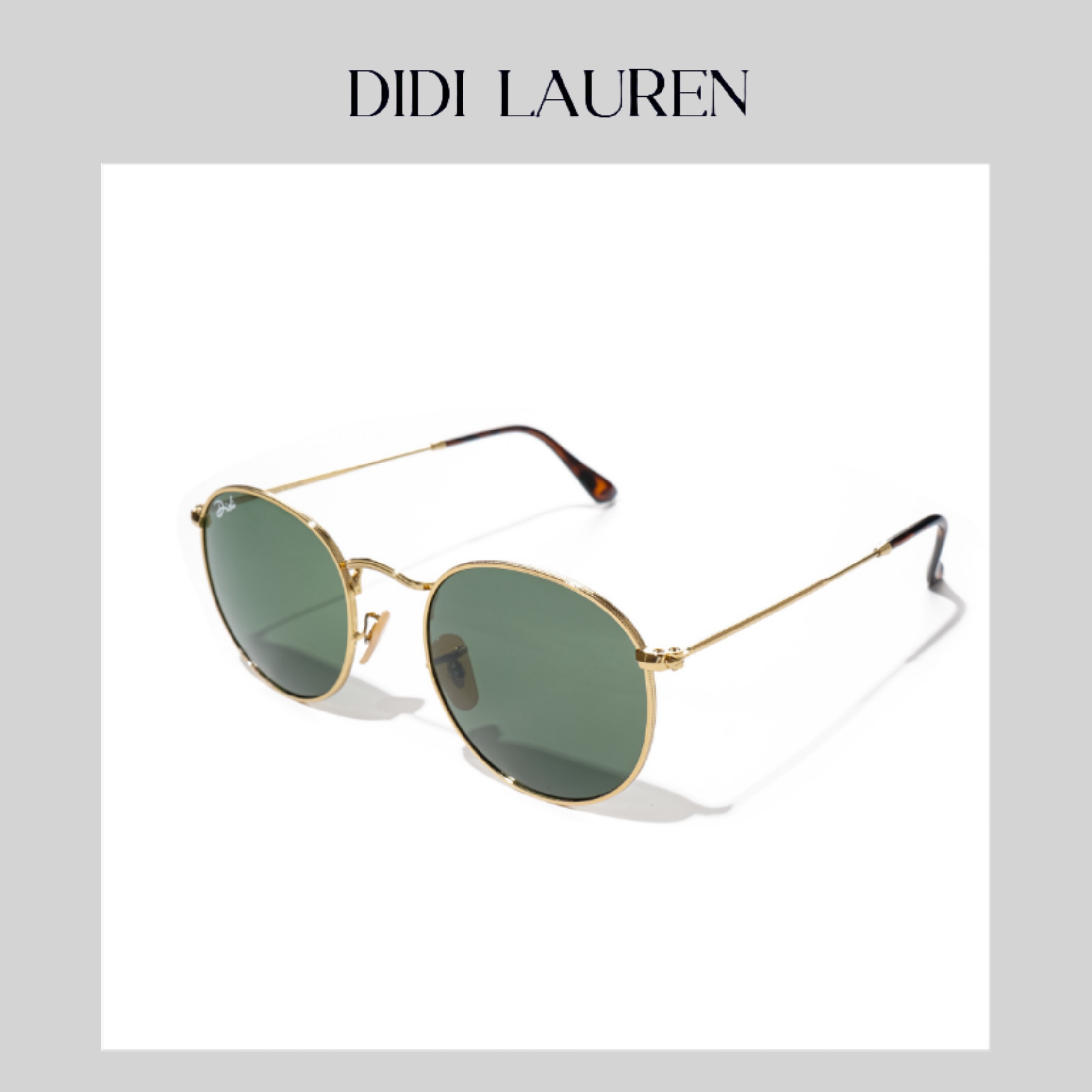 DIDI LAUREN“经典著作”闭眼入高级复古太阳镜墨镜