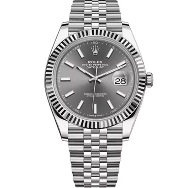 95新 Rolex/劳力士 劳力士日志126334灰条/25全套/41表径/机械