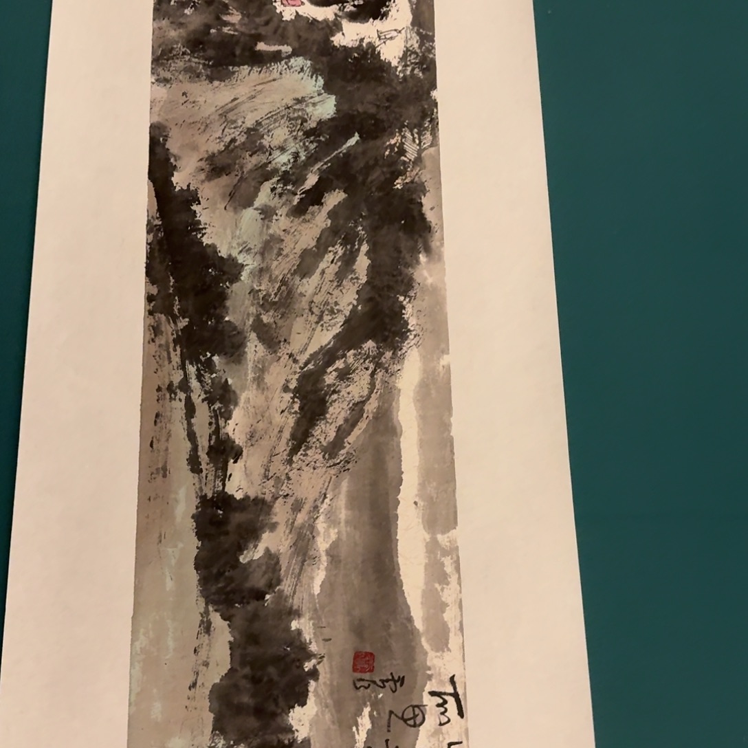 国画雷公老师画作画作