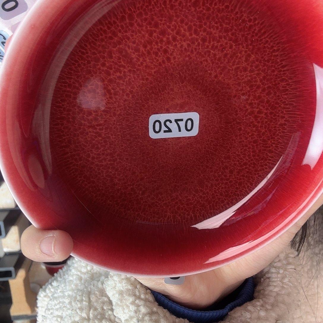 碗景德镇陶瓷郎红瑕