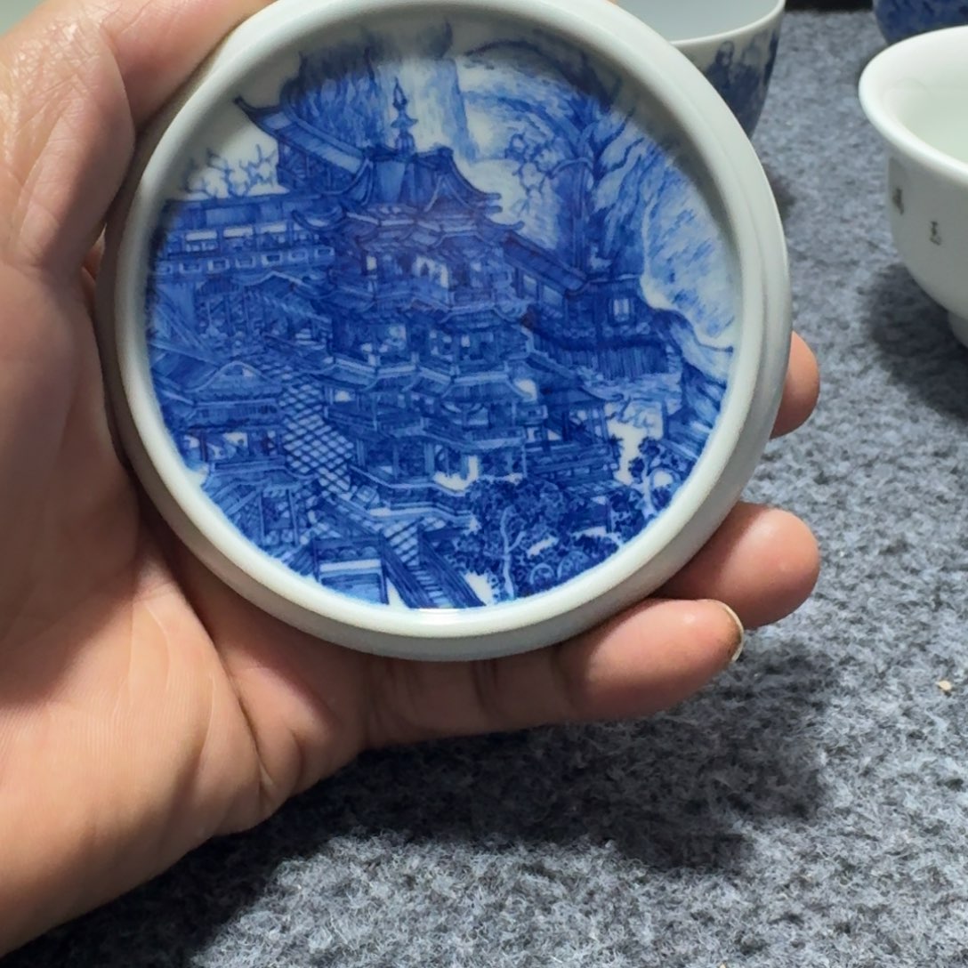 现代景德镇陶瓷手绘茶具