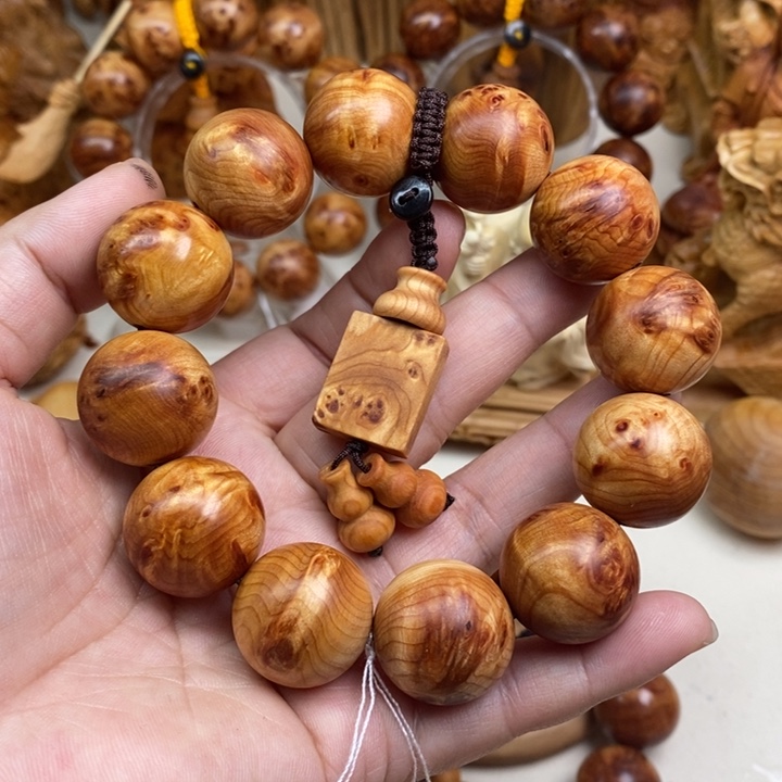 柏木崖柏瘤疤手串8