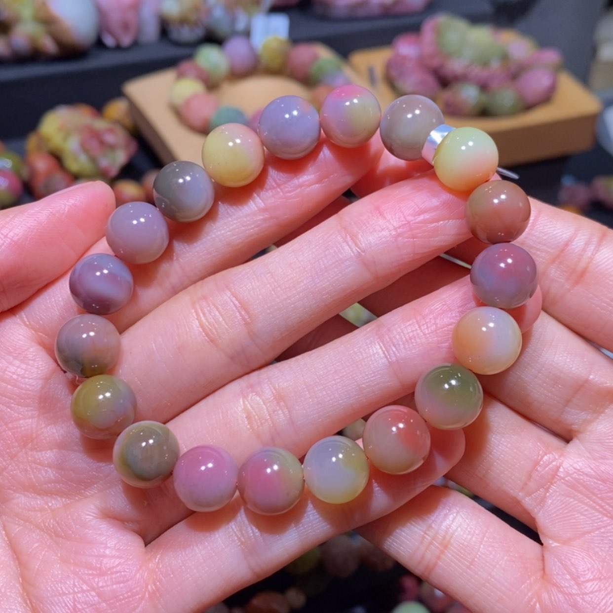 【闪购商品】玛瑙/玉髓手串未镶嵌盐源玛瑙