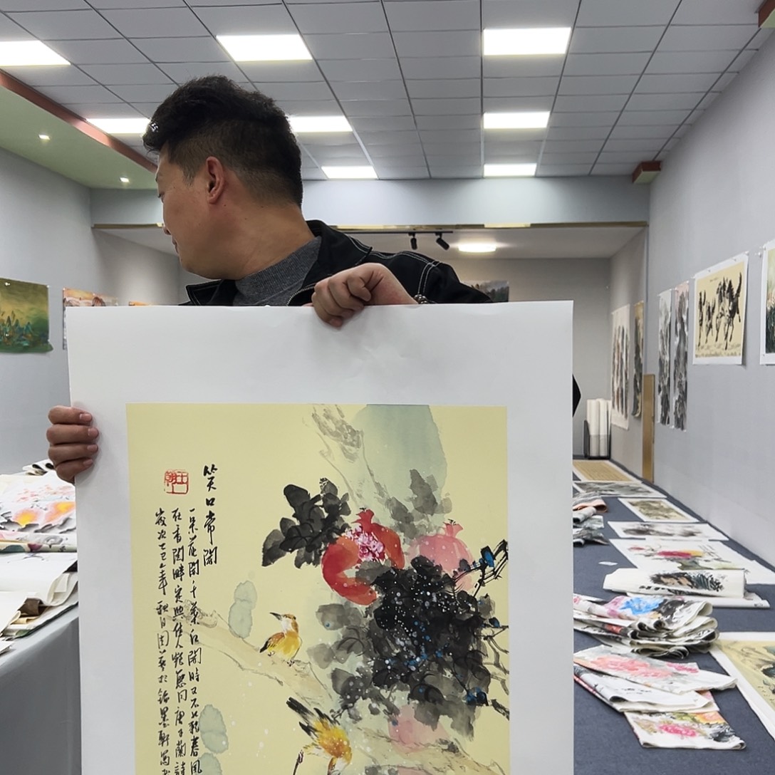 国画国画作品宣纸纯手绘