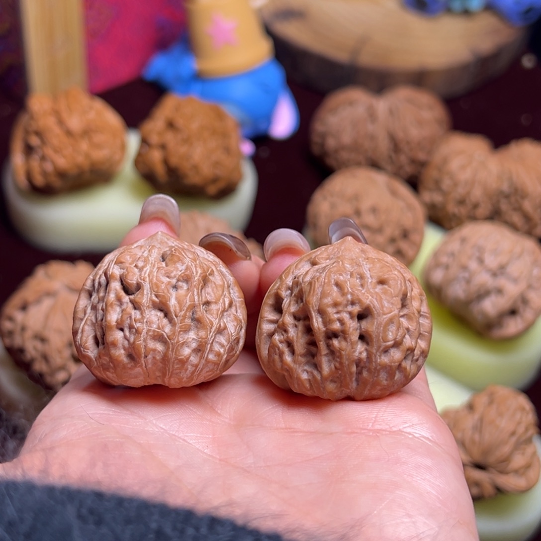 知***樂文玩核桃吊坠34门头沟元宝