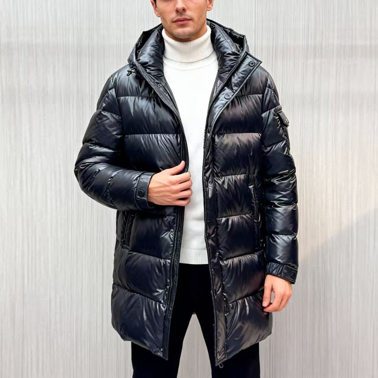 【24196】秋冬季新款 定制高奢 男士羽绒服 高端休闲时尚百搭防寒