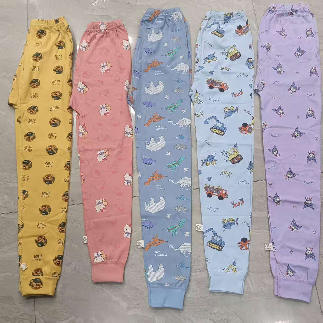 排湿吸汗卡通居家春秋秋衣裤女童保暖吸汗秋冬