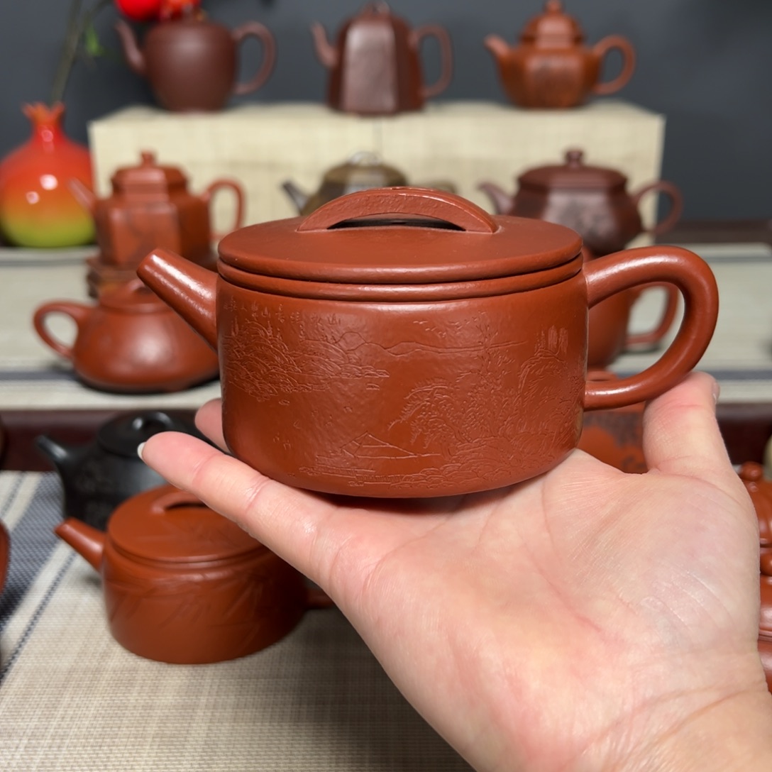 紫砂茶壶长****途宜兴紫砂