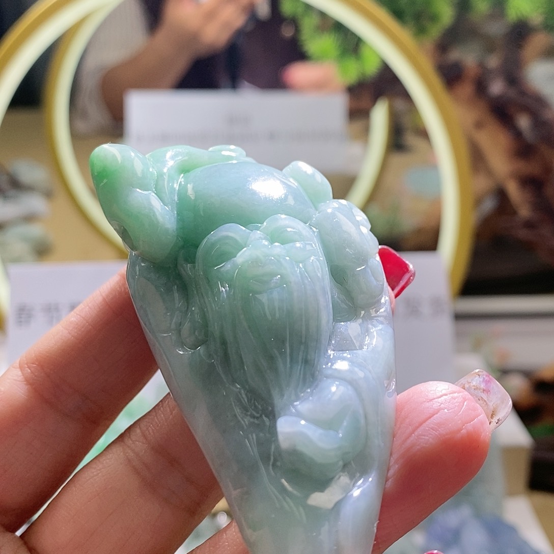 【闪购商品】翡翠颈饰未镶嵌寿星