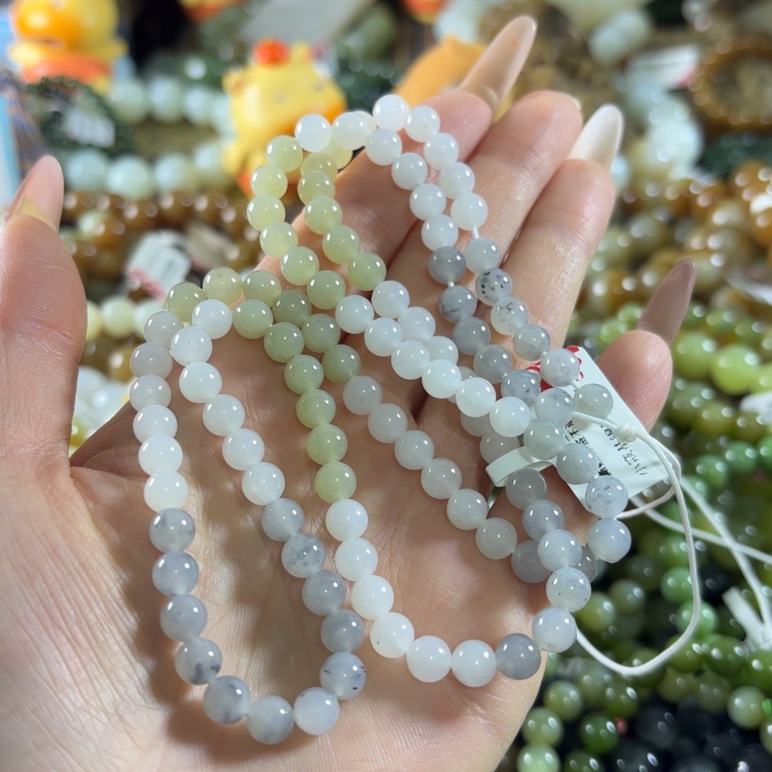 和田玉未镶嵌手串106