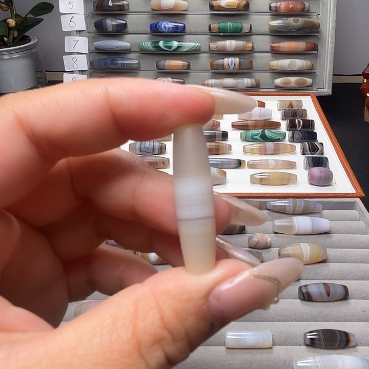 泥***石玛瑙/玉髓合金颈饰