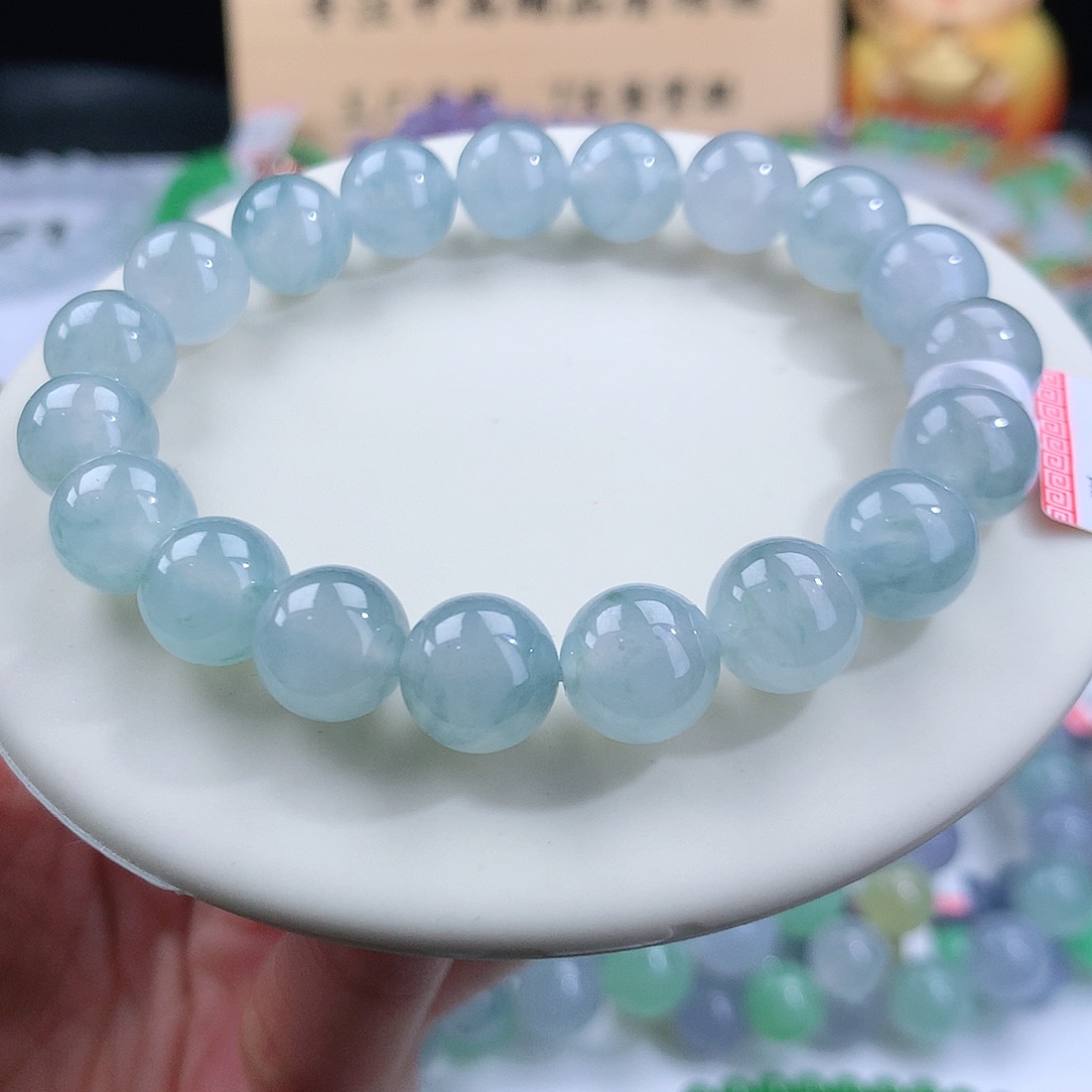 翡翠手链未镶嵌卡10