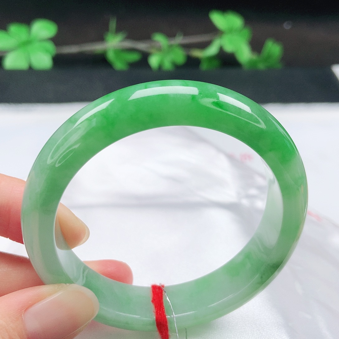 未镶嵌手镯翡翠53圈