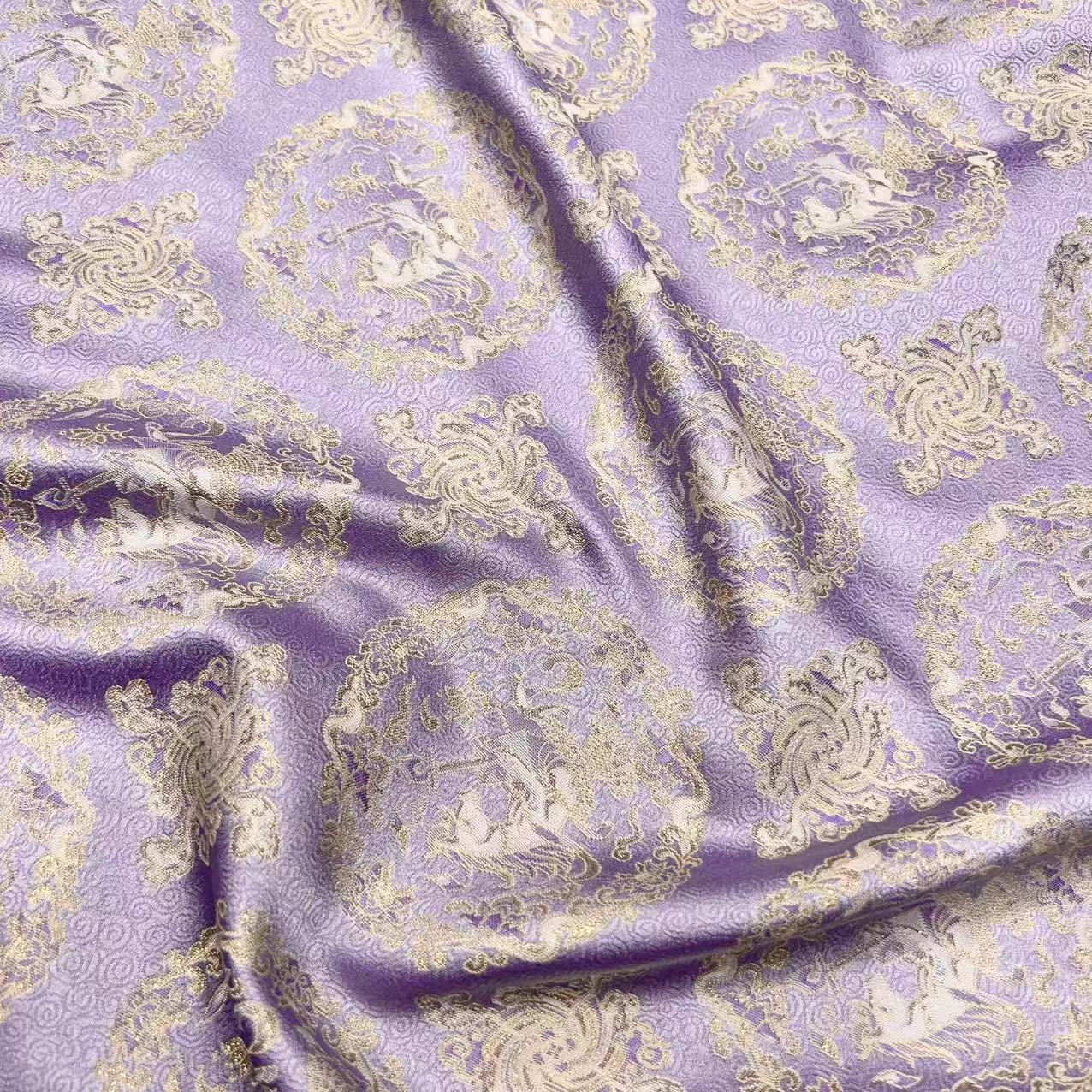 宋锦面料   马到成功    国风新中式面料 