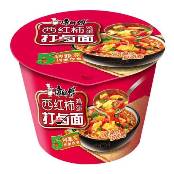 康师傅西红柿鸡蛋打卤面西红柿鸡蛋味 107g