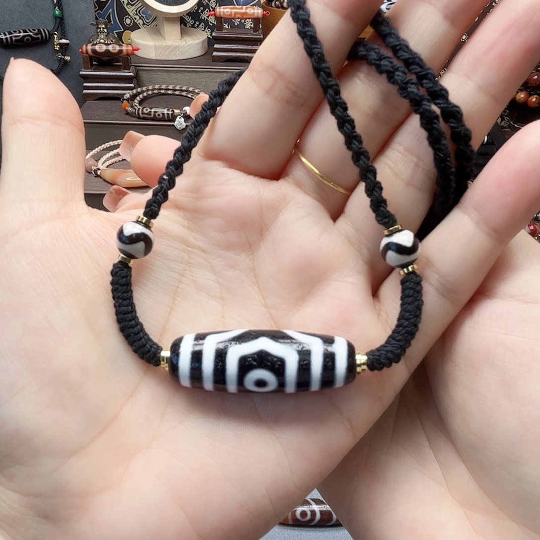 玛瑙/玉髓合金颈饰