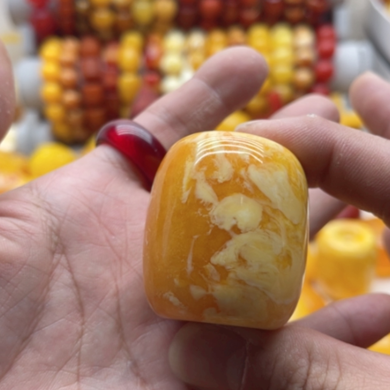 【闪购商品】蜜蜡颈饰未镶嵌蜜蜡桶珠