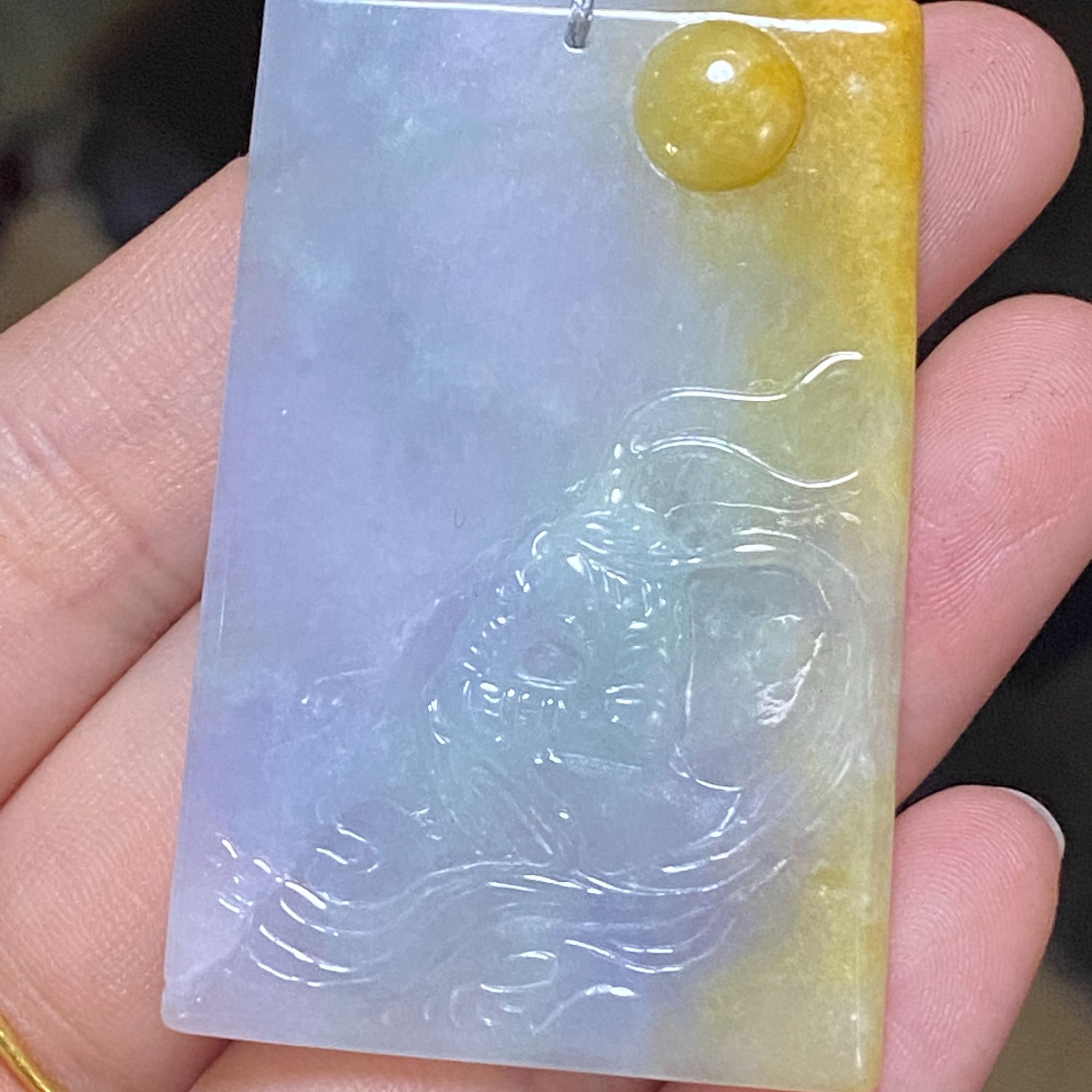 K0301-天然A货翡翠-挂件