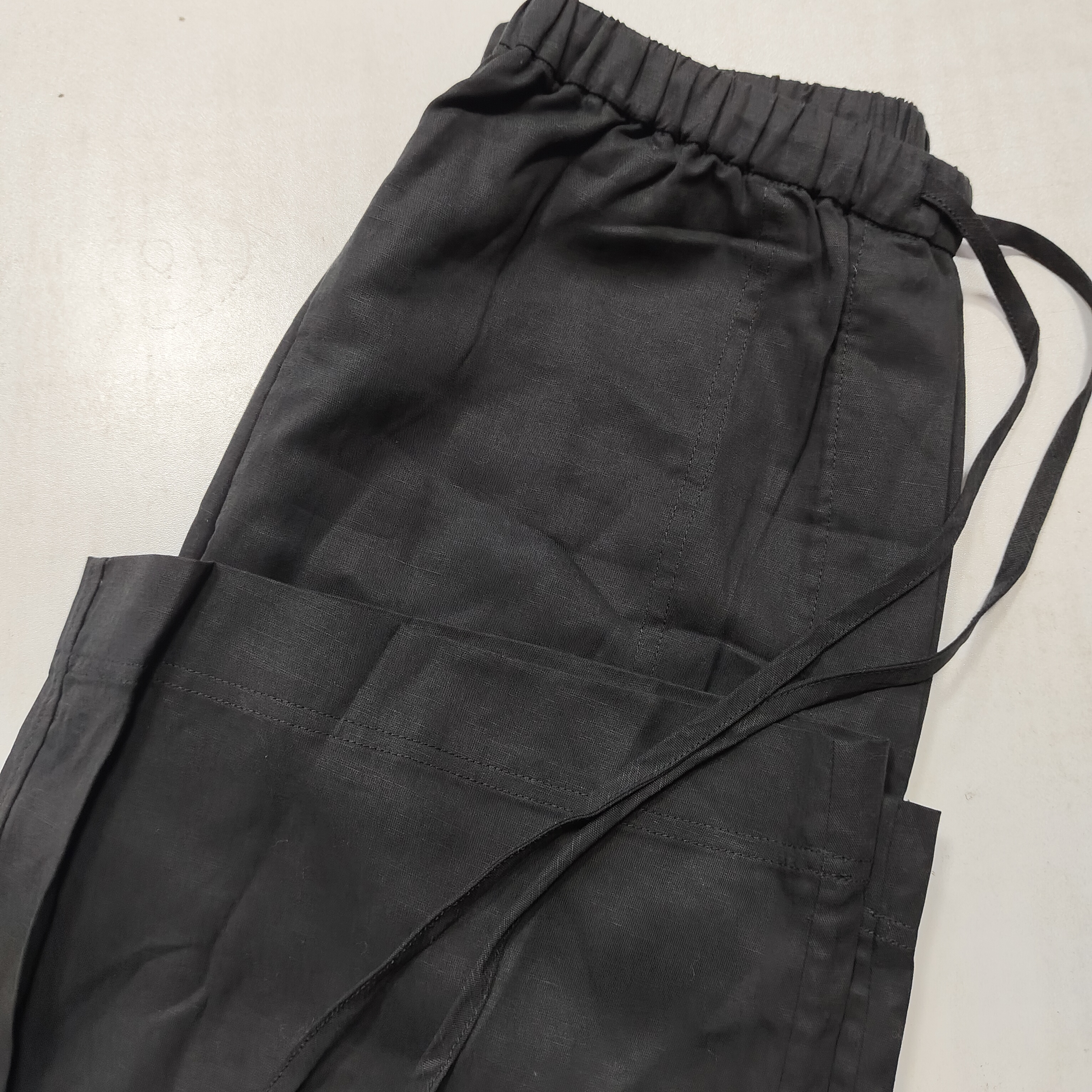 791号裤子长裤纯色舒适亚麻