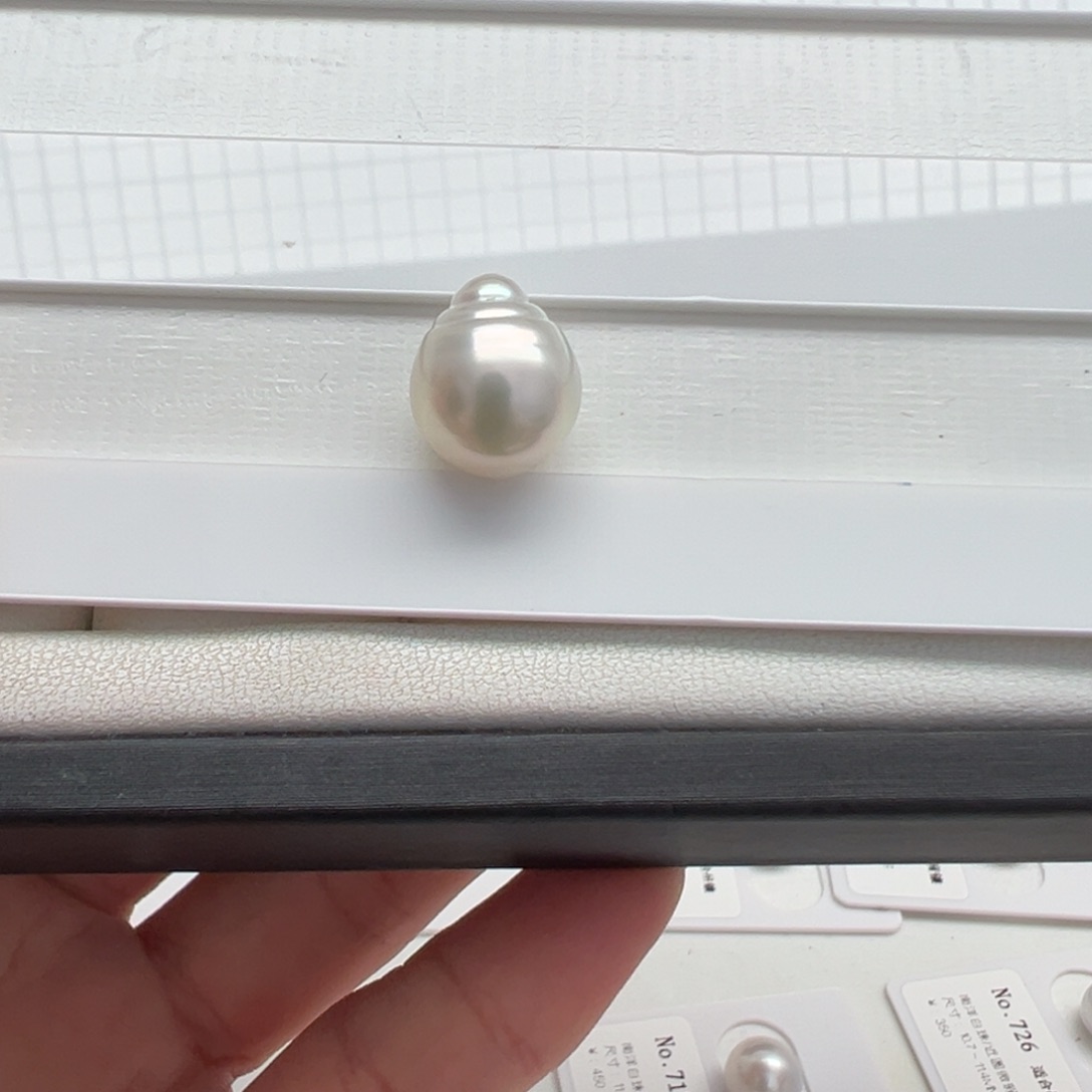 海水珍珠未镶嵌裸珠澳白裸珠11-12mm可定制爱