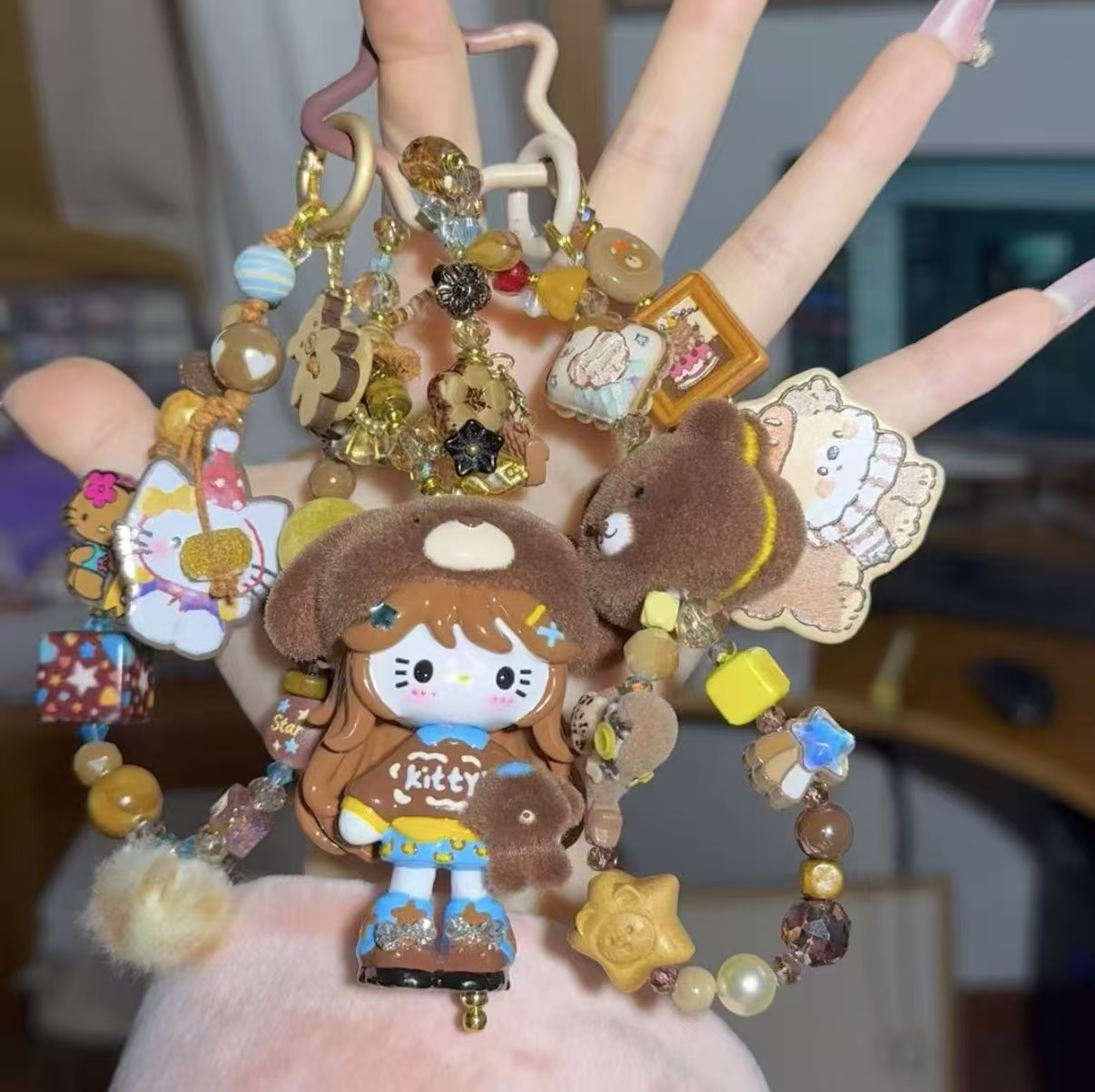 布丁原创手作12月10日直播合集  钥匙扣手机链包挂