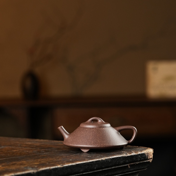 本无|合瓢 宜兴原矿无添加天青 110cc 半手制