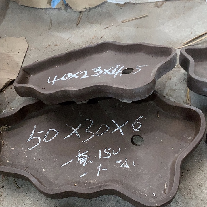 紫砂花盆紫砂处理4个