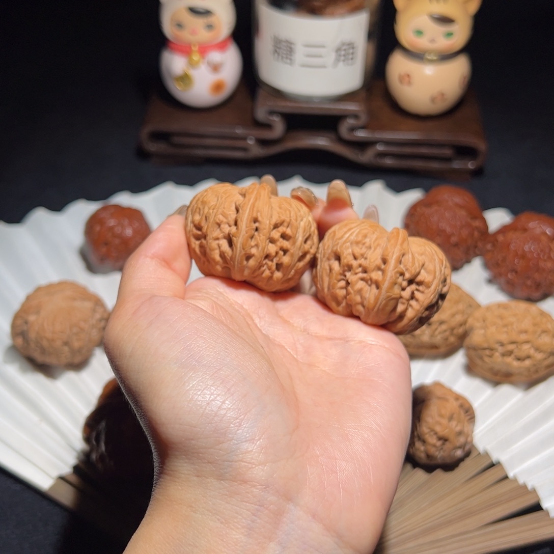 海***斗文玩核桃吊坠42元宝