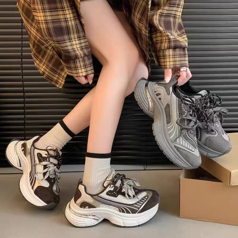 988-6欧洲站复古厚底透气百搭老爹鞋