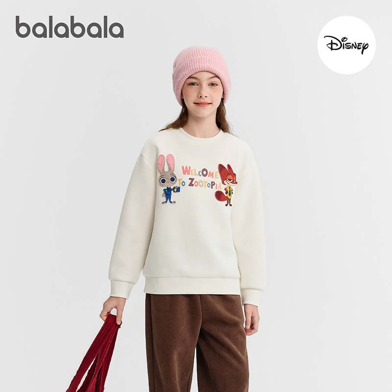 【balaOne】疯狂动物城IP巴拉巴拉童装儿童卫衣男女童2025新款冬