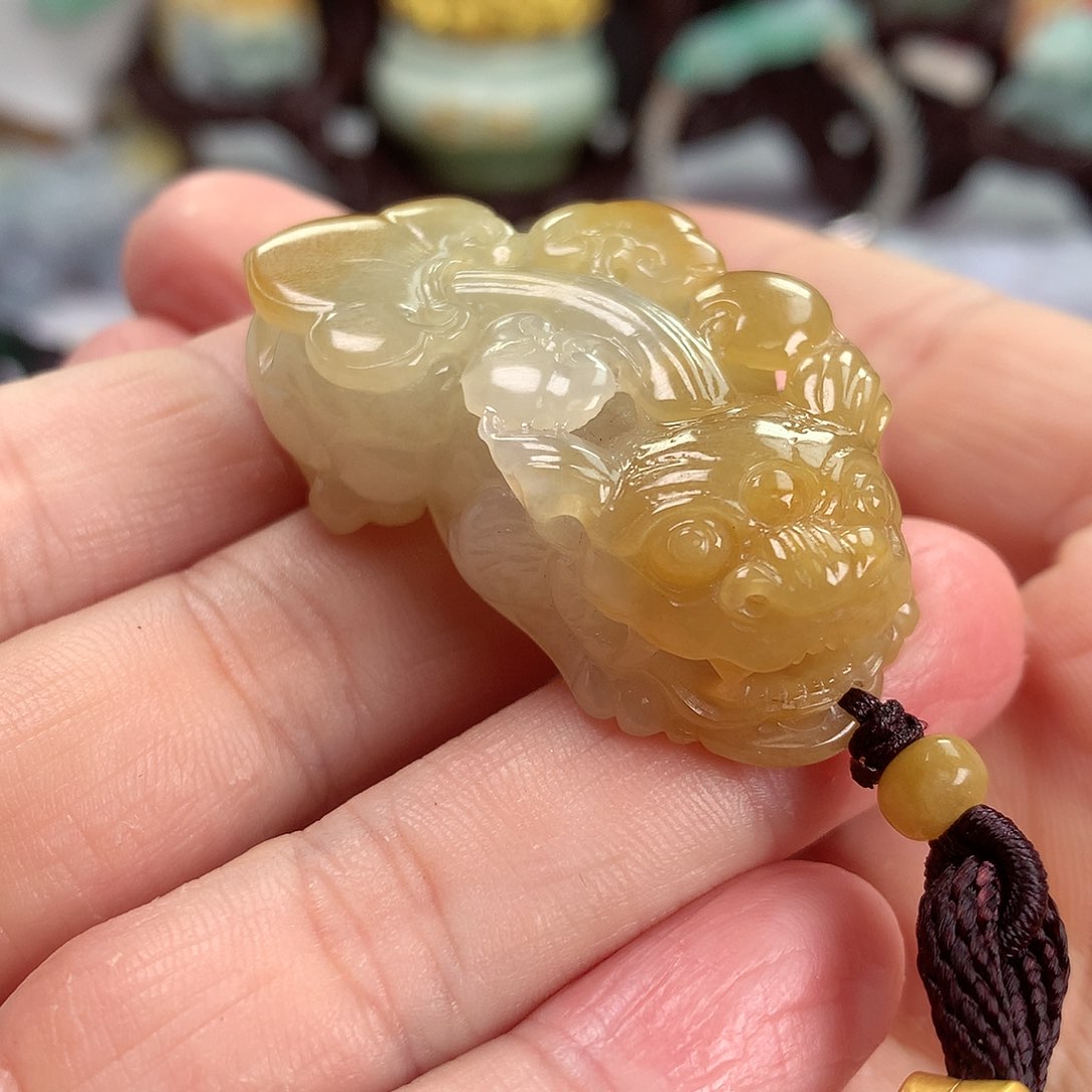 【闪购商品】翡翠颈饰未镶嵌翡翠貔貅