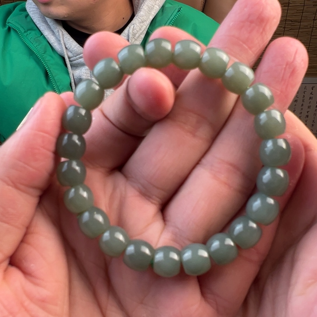 和田玉未镶嵌手链