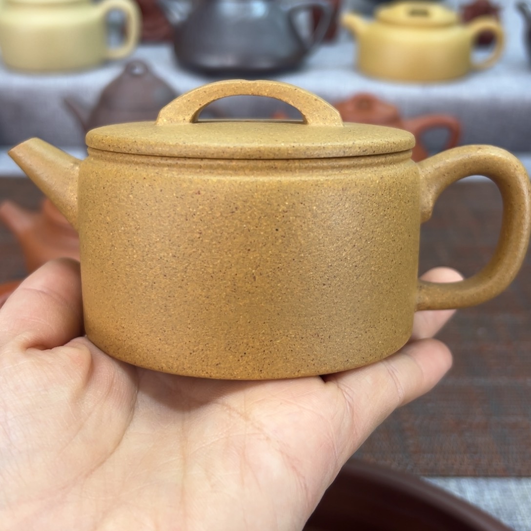 紫砂茶壶黄金段汉瓦