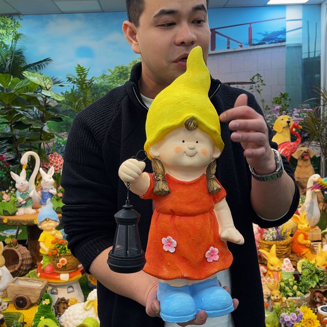 红陶花园庭院摆件