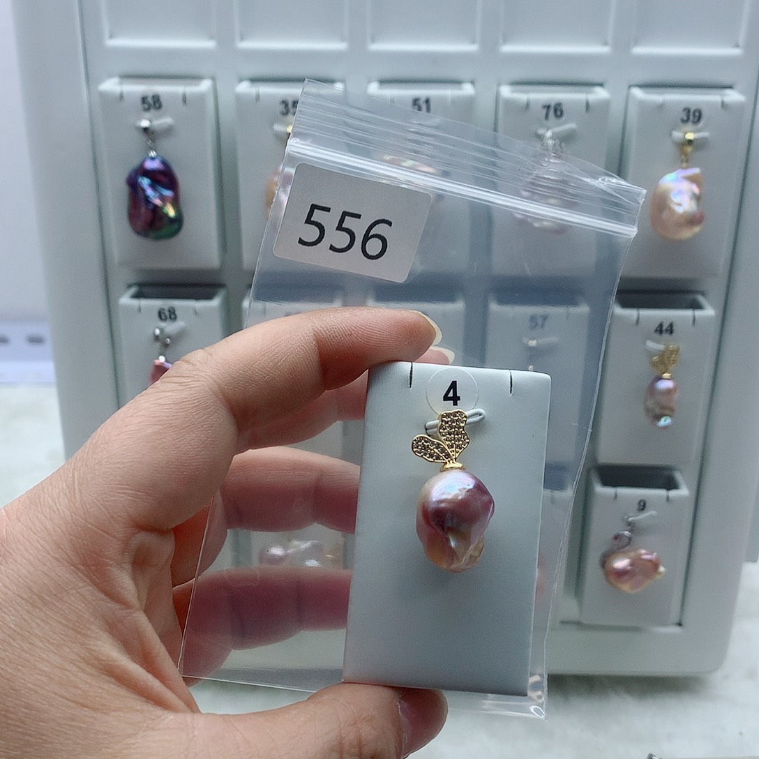 吊坠(不含链)淡水珍珠合金