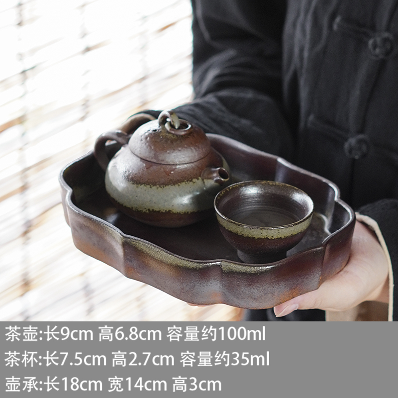 清水系列梨形壶套组一壶一杯一壶承